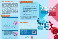 Tips for NGOs - Management of Conflict of Interest