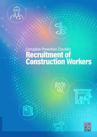 Corruption Prevention Checklist - Recruitment of Construction Workers
