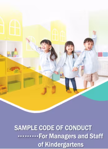 Sample Code of Conduct for Managers and Staff of Kindergartens